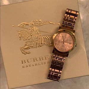 Burberry Rose Gold Watch